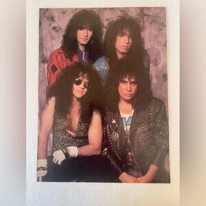 Vintage Kiss Band Pinup